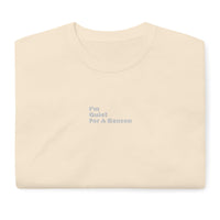 Centered "im Quiet For A Reason" Short Sleeve T-Shirt