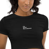 Centered “I’m Quiet For A Reason  Crop Top