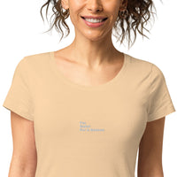 Centered "I'm Quiet For A Reason" organic t-shirt