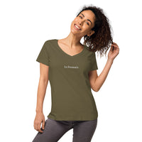 Centered Le Fremm'e Women’s fitted v-neck t-shirt