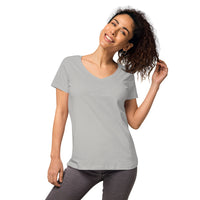 Centered Le Fremm'e Women’s fitted v-neck t-shirt