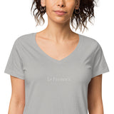 Centered Le Fremm'e Women’s fitted v-neck t-shirt