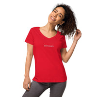 Centered Le Fremm'e Women’s fitted v-neck t-shirt