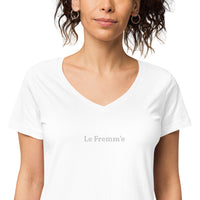 Centered Le Fremm'e Women’s fitted v-neck t-shirt